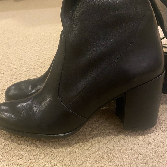 Stuart Weitzman Midland Black leather boots size 10.5 - Picture 5 of 12